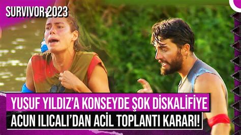 SURVIVOR 2023 YUSUF DİSKALİFİYE Mİ OLDU ACİL DURUM KONSEYİ ŞOKU ŞOK