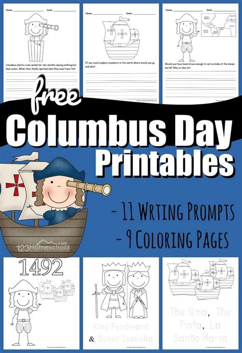 Columbus Day Printable Activities