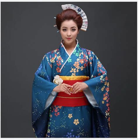 Buy High Quality Japanese Women Traditional Kimono Yukata With Obi Sexy Cosplay