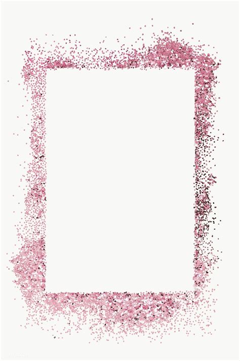 Pink Glitter Border