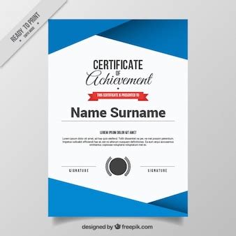 Free Vector | Abstract certificate template