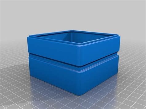 Stacking And Sliding Drawer Boxes Free D Model D Printable Stl