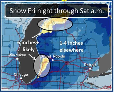 Weekend Snow – The Michigan Weather Center