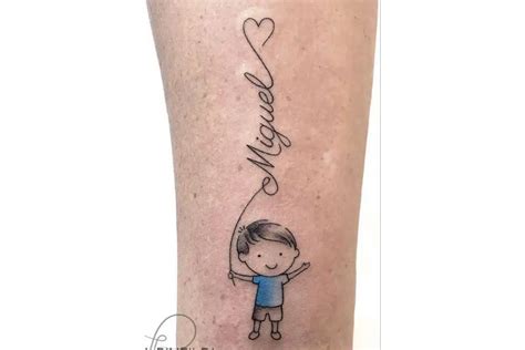 Tatuagem Nome De Filho Ideias Encantadoras Para Inspira O O