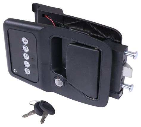 Bauer Products Keyless Entry Motorhome Door Lock Left Hand 8 Wide X 5 Tall Bauer Products