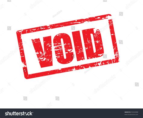red grunge rubber stamp text void stock vector royalty