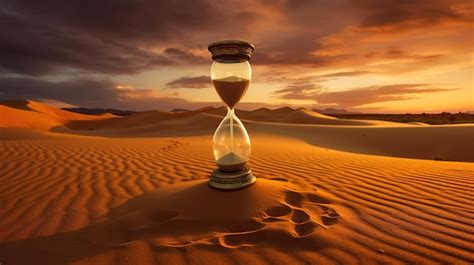 Premium AI Image | hourglass with sand