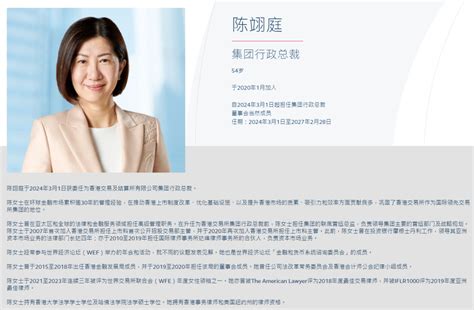 港交所首位女性ceo上任，2023年业绩出炉港交所新浪财经新浪网