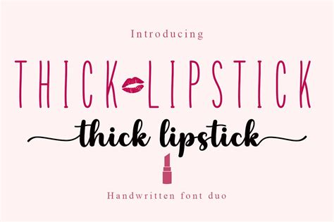 Lipstick Script Font