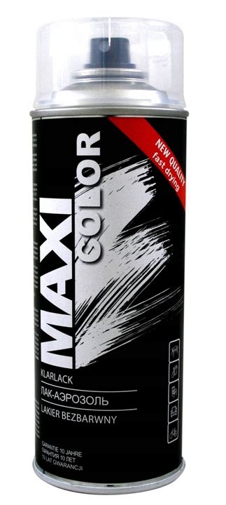 Maxi Color Bezbarwny Po Ysk Farba Lakier Spray Ml Mx Za Z