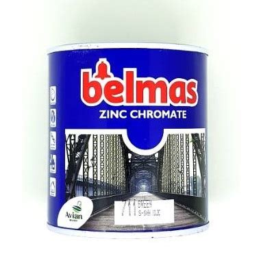 Jual Cat Dasar Meni Besi Belmas Avian Zinc Chromate Bellmas Hijau Hitam