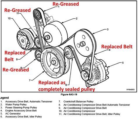 Hino Belt Routing Simplified Diagram