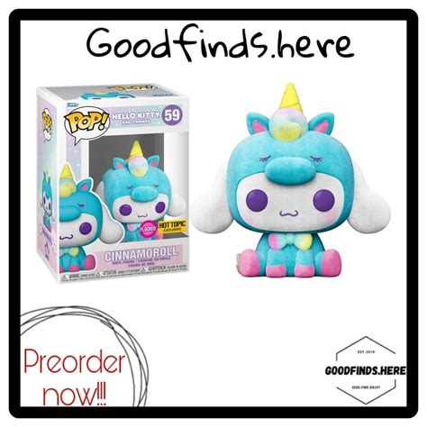 Funko Cinnamoroll Flocked Hot Topic Exclusive Preorder Hobbies Toys