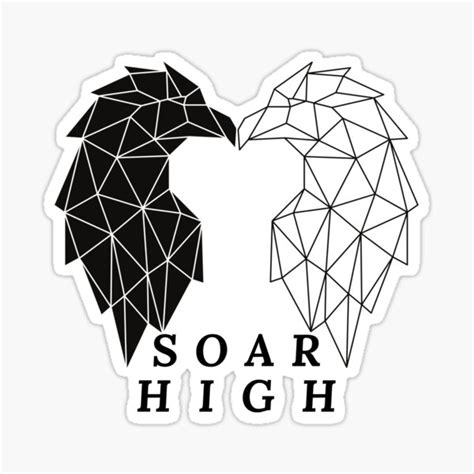 "Eagle Soar High" Sticker for Sale by Nickky66 | Redbubble