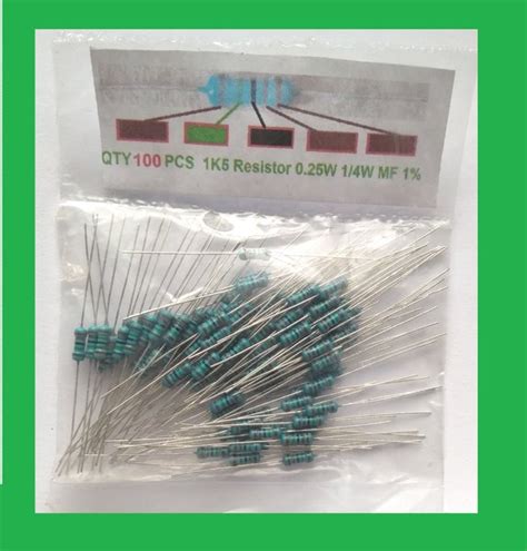 Jual Qty Pcs Resistor W K Metal Film Di Lapak Murata Online