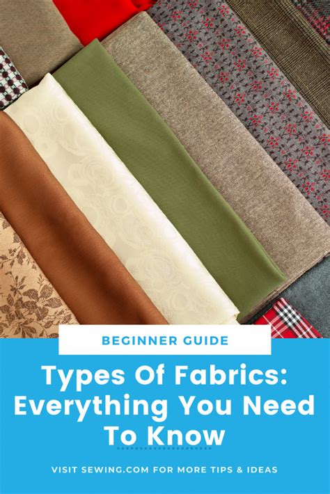 Types Of Fabrics | Everything You Need To Know | Sewing 101