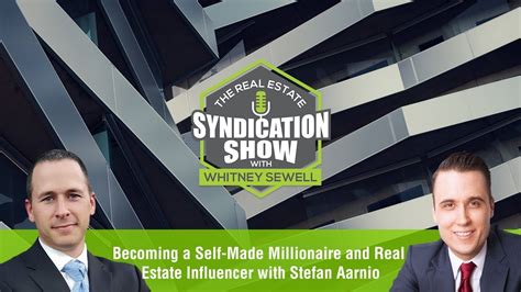 Becoming A Self Made Millionaire And Real Estate Influencer With Stefan Aarnio Youtube