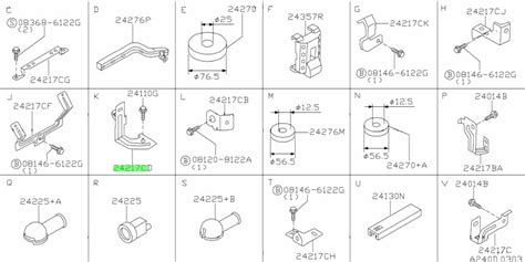 Buy Genuine Nissan 24239wa005 24239 Wa005 Bracket Harness Clip For Nissan Avenir Prices