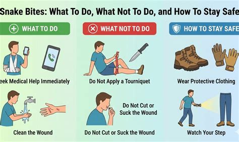 Snake Bites What To Do What Not To Do And How To Stay Safe RefinedNG