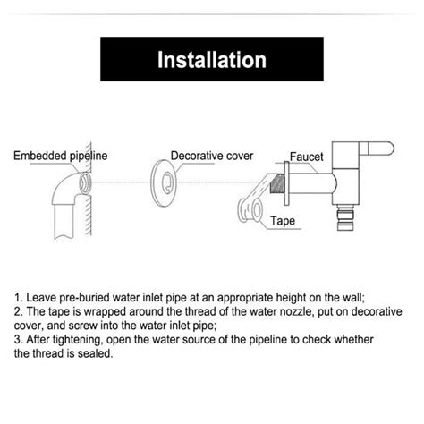 Omabeta Robinet De Machine Laver G In Robinet D Eau De Filetage