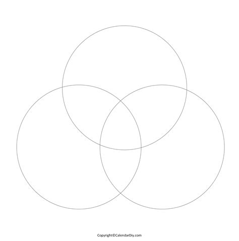 Venn Diagram Template [2 Circle & 3 Circle Venn Diagram]