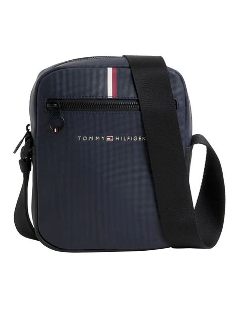 Tommy Hilfiger Essential Pique Mini Reporter In Space Blue MYER