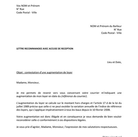 Lettre Augmentation Loyer Et Charges Des Documents Hot Sex Picture