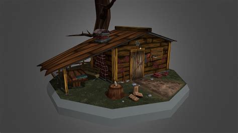 Diorama Horror Shed 3d Model By Alexerhart F825e45 Sketchfab