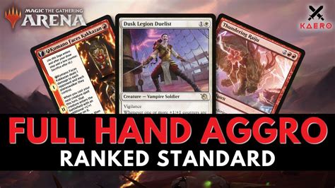 They Sleep We Win Mtg Arena Ranked Standard Deck Boros Aggro