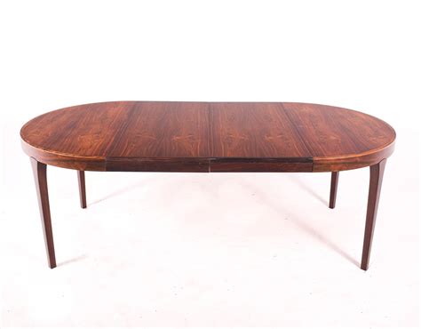 Danish Extendable Round Dining Table In Rosewood 153413