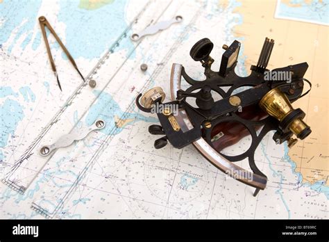 Marine navigation instruments Stock Photo, Royalty Free Image: 32101536 ...