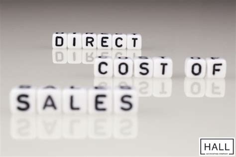 Cost Of Sales Vs Cost Of Goods Sold Hall Accounting Company