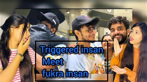 Abhishek Met Nischay After 70 Days Got Emotional Triggered Insaan Fukra Insaan Reaction Youtube