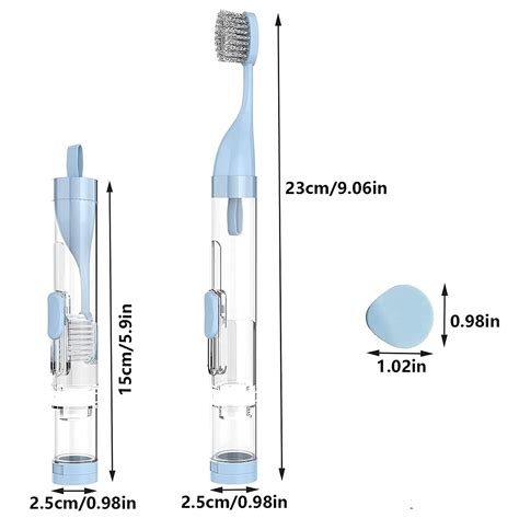 Cepillos Dientes Kit Cepillo Dientes Viaje Plegable Con Estuche Cepillos Dientes Cerdas Suaves