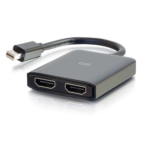 C2g 4k Mini Displayport To Hdmi Monitor Splitter Dual Monitor Hub