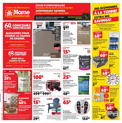 Home Hardware Building Centre Qc Flyer April To May