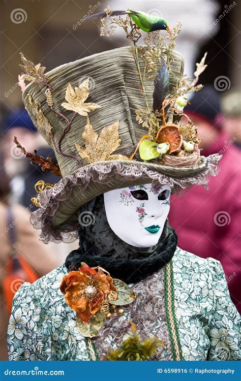 Traje Do Carnaval De Veneza Foto De Stock Imagem De Curso Vestido