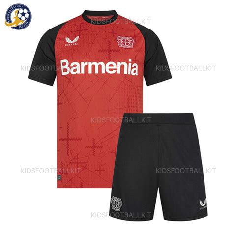 Bayer Leverkusen Home Kids Football Kit 24/25 | Best Price 2024