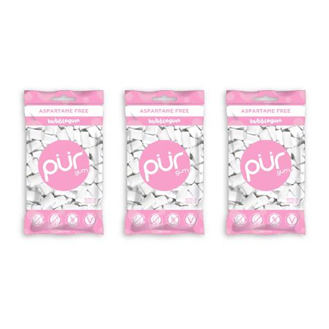 Pur Gum Sugar Free Chewing Gum 100 Xylitol Vegan Aspartame Free Gluten Free And Diabetic