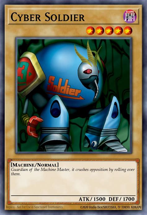 Cyber Soldier Yu Gi Oh Card Database Ygoprodeck