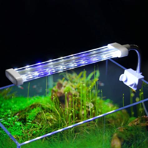 Luz Led De Cristal Para Acuario Iluminaci N Para Plantas Acu Ticas