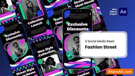 Videohive Social Media Reels Fashion Street After Effect Templates