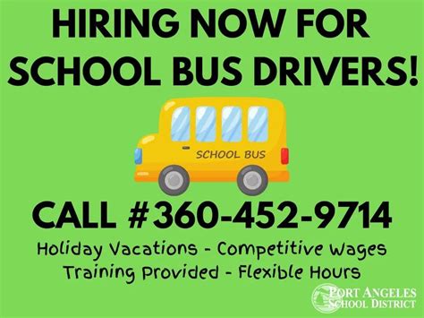 School Bus Drivers Wanted : r/portangeles