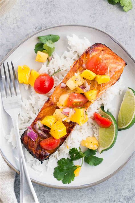 Salmon With Mango Salsa Delicious Meets Healthy