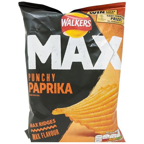 Walker's Max Punchy Paprika 50g – Blighty's British Store