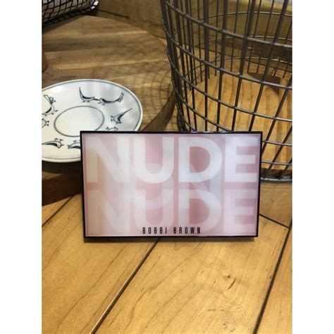BOBBI BROWN 眼影盤 NUDE 二手眼影盤 蝦皮購物
