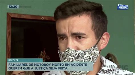 Familiares de motoboy morto em acidente pedem por justiça RIC Mais