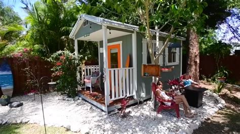 Converted Shed to Tiny House Next To a Magical Garden