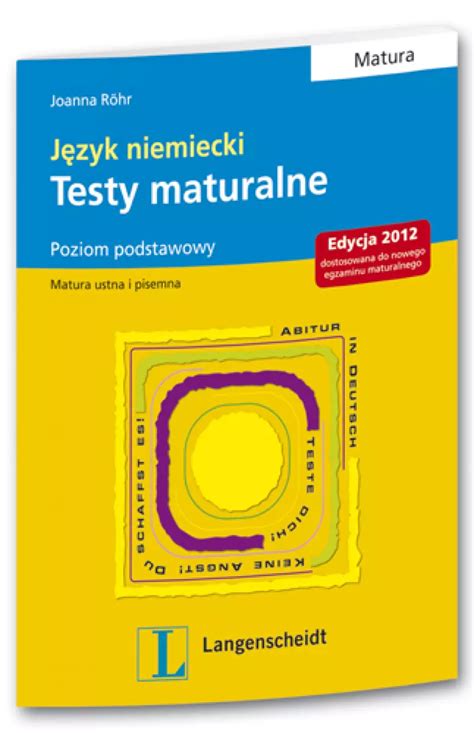 J Zyk Niemiecki Testy Maturalne Poziom Podstawowy