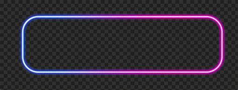 Hd Blue Pink Neon Frame Button Png Citypng